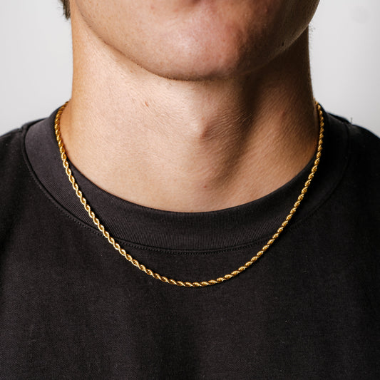 Wave chain 3mm (Gold)