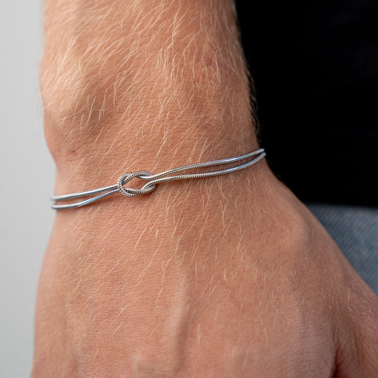 Never ending bracelet 1.5mm (silver)