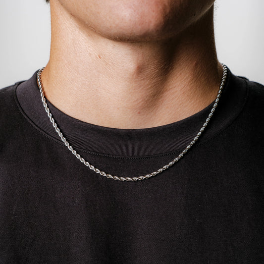 Wave chain 3mm (silver)
